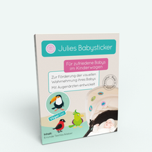 Lade das Bild in den Galerie-Viewer, Bunte Vögel - Textilaufkleber Set aus hochwertiger Acetatseide