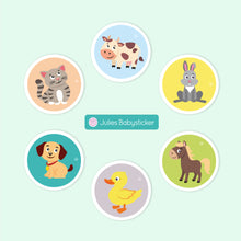 Lade das Bild in den Galerie-Viewer, Textilaufkleber Set – 30er Bundle inkl. Display | Hochwertige Stoffsticker | Dekorative Aufkleber Set