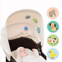 Lade das Bild in den Galerie-Viewer, Textilaufkleber Set – 30er Bundle inkl. Display | Hochwertige Stoffsticker | Dekorative Aufkleber Set