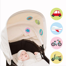 Lade das Bild in den Galerie-Viewer, Baby Mobil - Textilaufkleber Set aus hochwertiger Acetatseide