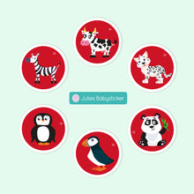 Lade das Bild in den Galerie-Viewer, Textilaufkleber Set – 30er Bundle inkl. Display | Hochwertige Stoffsticker | Dekorative Aufkleber Set