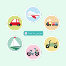 Lade das Bild in den Galerie-Viewer, Textilaufkleber Set – 30er Bundle inkl. Display | Hochwertige Stoffsticker | Dekorative Aufkleber Set