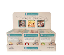Lade das Bild in den Galerie-Viewer, Textilaufkleber Set – 30er Bundle inkl. Display | Hochwertige Stoffsticker | Dekorative Aufkleber Set