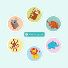 Lade das Bild in den Galerie-Viewer, Textilaufkleber Set – 30er Bundle inkl. Display | Hochwertige Stoffsticker | Dekorative Aufkleber Set