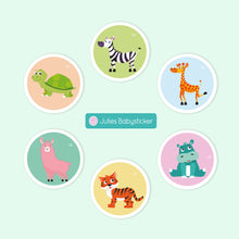 Lade das Bild in den Galerie-Viewer, Textilaufkleber Set – 30er Bundle inkl. Display | Hochwertige Stoffsticker | Dekorative Aufkleber Set
