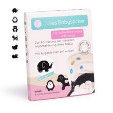 Lade das Bild in den Galerie-Viewer, Kontrast 2 Schwarz-Weiß Textilaufkleber Set – Hochwertige Stoffsticker | Schwarz-Weiß Designs | Wiederverwendbare Dekorative Aufkleber (Kopie)
