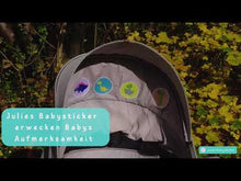 Laden und Abspielen von Videos im Galerie-Viewer, Baby Mobil - Textilaufkleber Set aus hochwertiger Acetatseide
